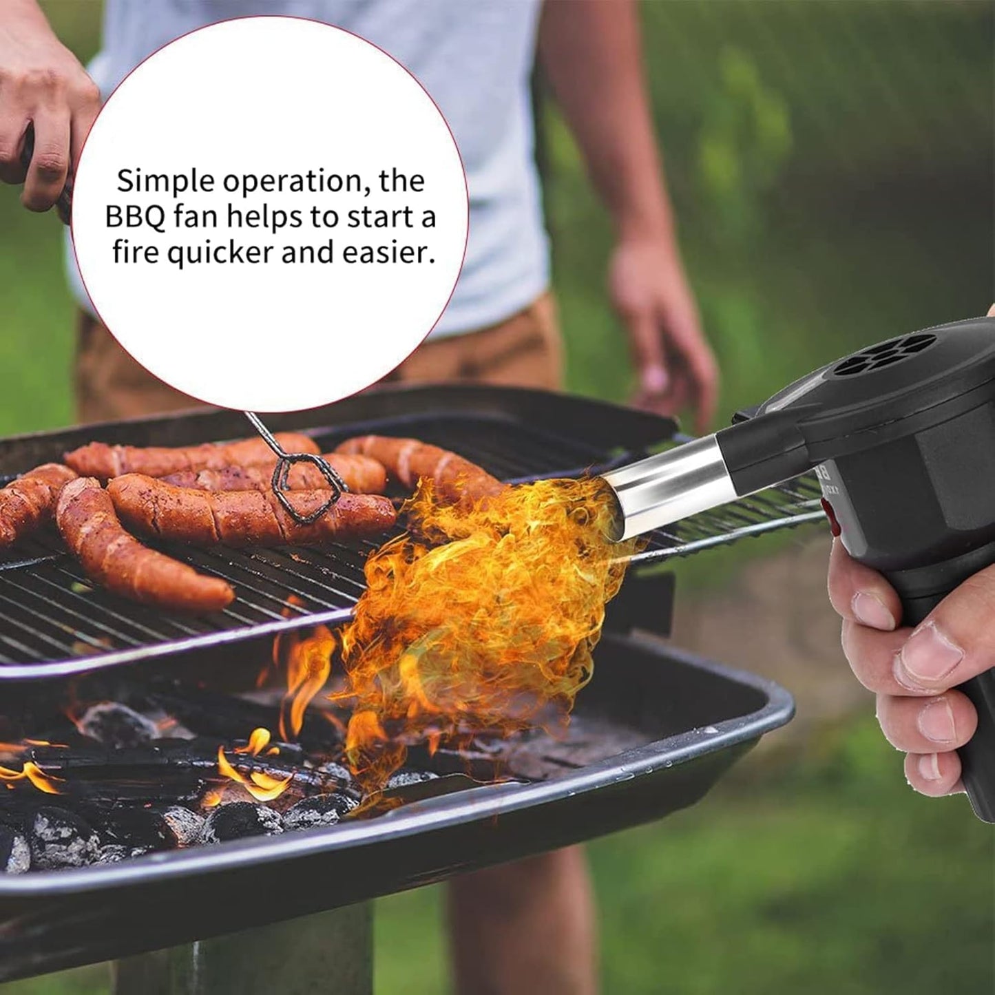 Elektrisches Grillgebläse