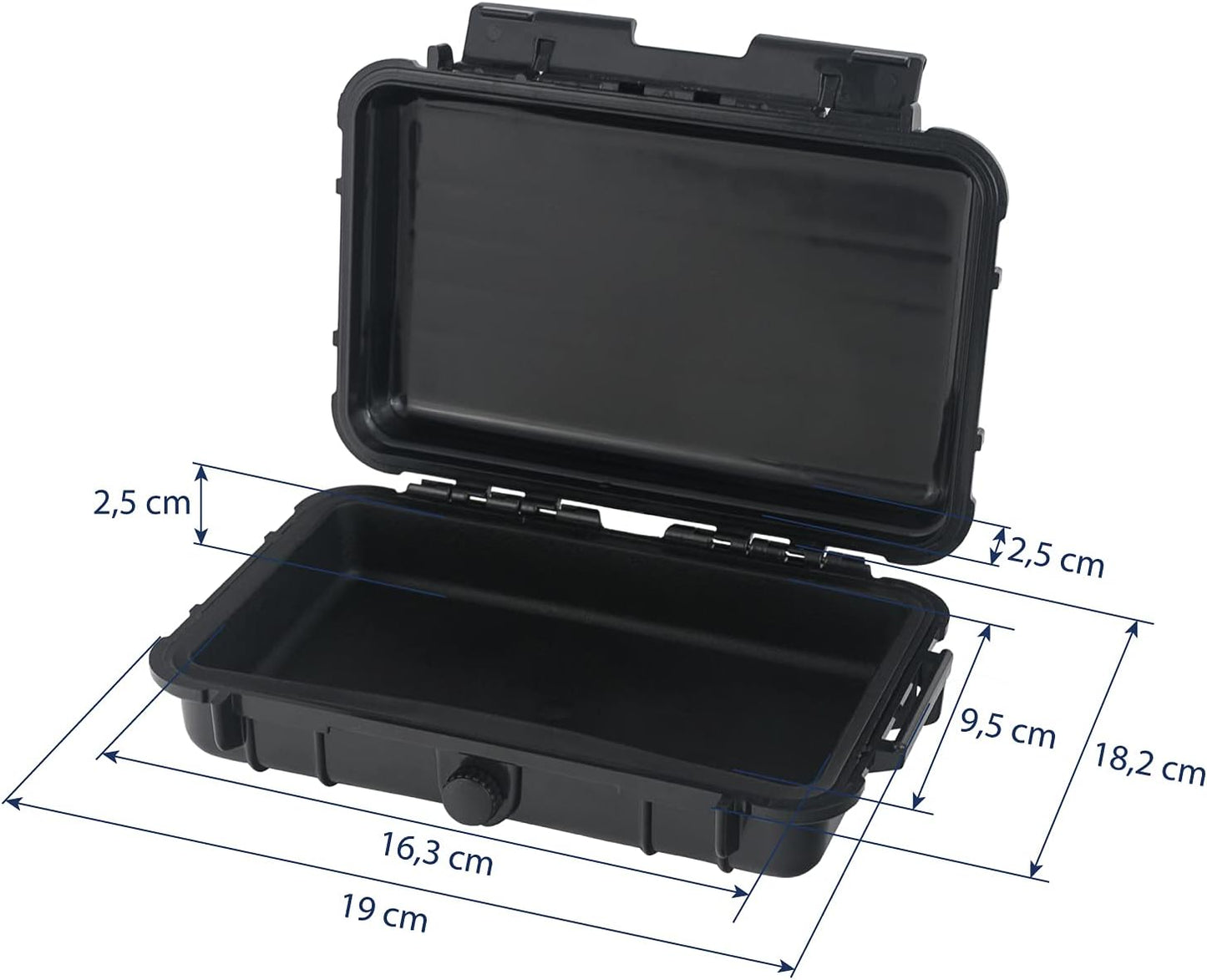 Wasserdichter Outdoor-Koffer, 19 x 13 x 5,5 cm