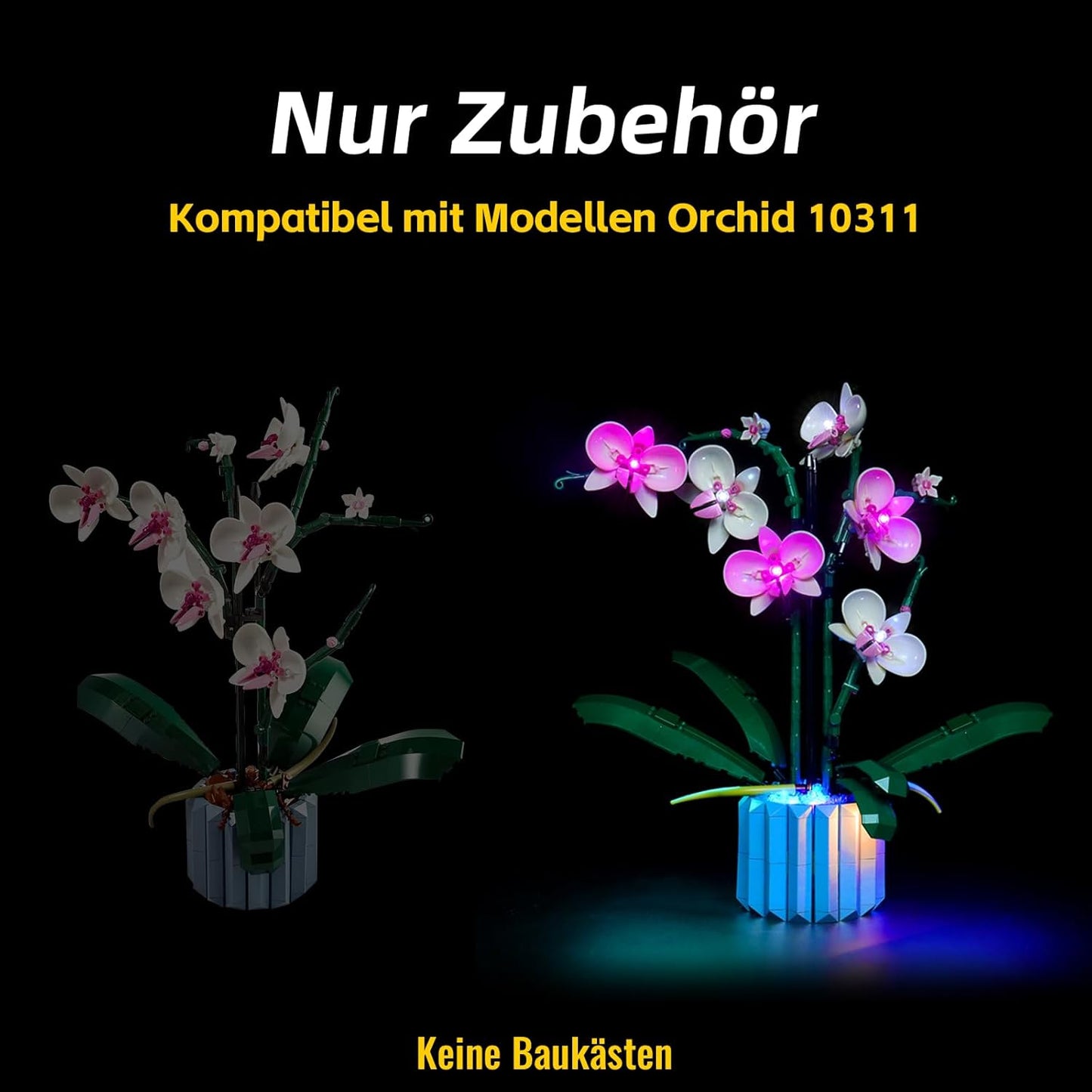 LED Licht Set für LEGO Orchidee V2, LED Licht Set für LEGO Orchidee V2