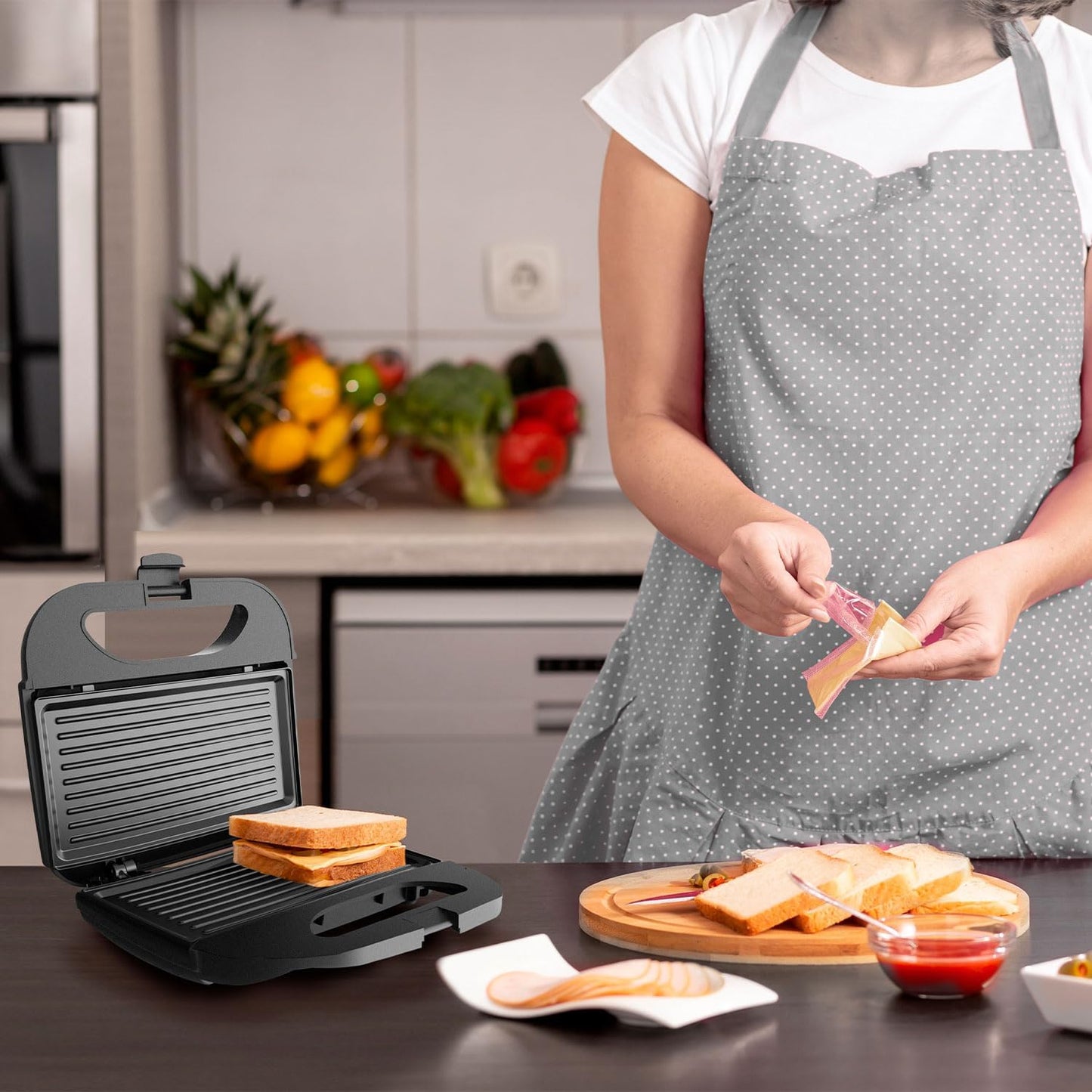 Sandwichmaker BXSA752 mit Antihaftbeschichtung