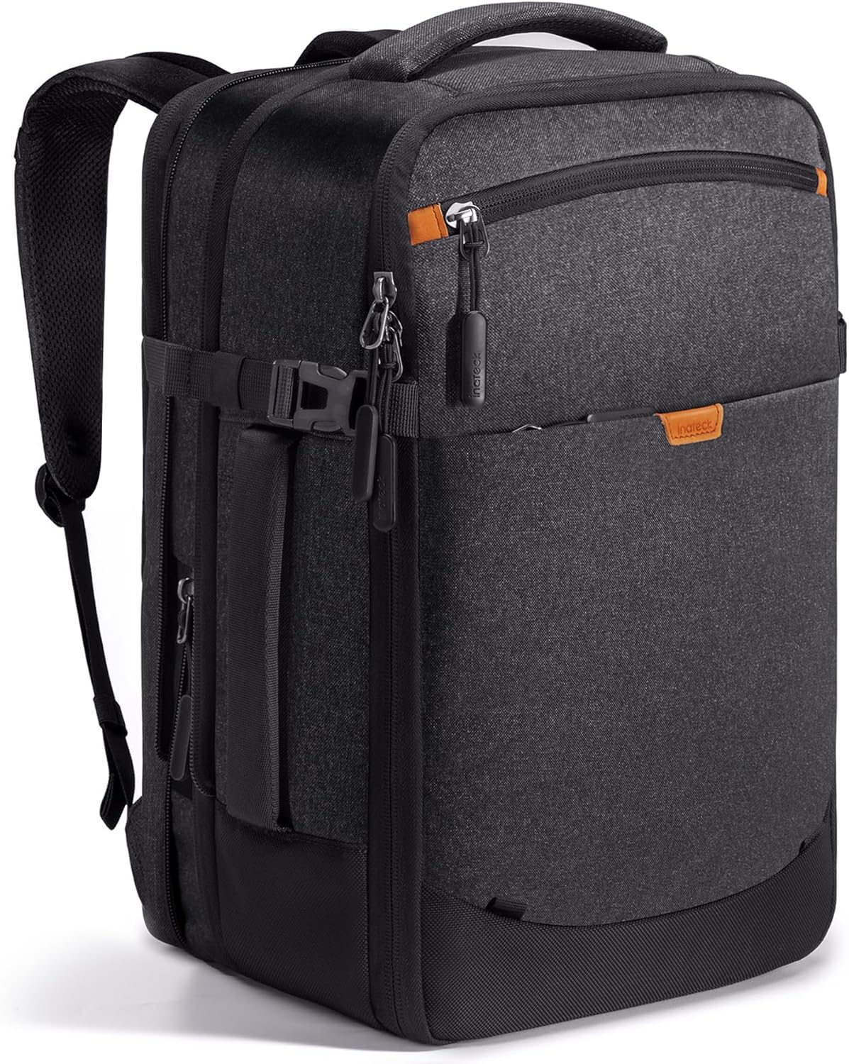 Reiserucksack für Handgepäck, Schwarz 20 Lang