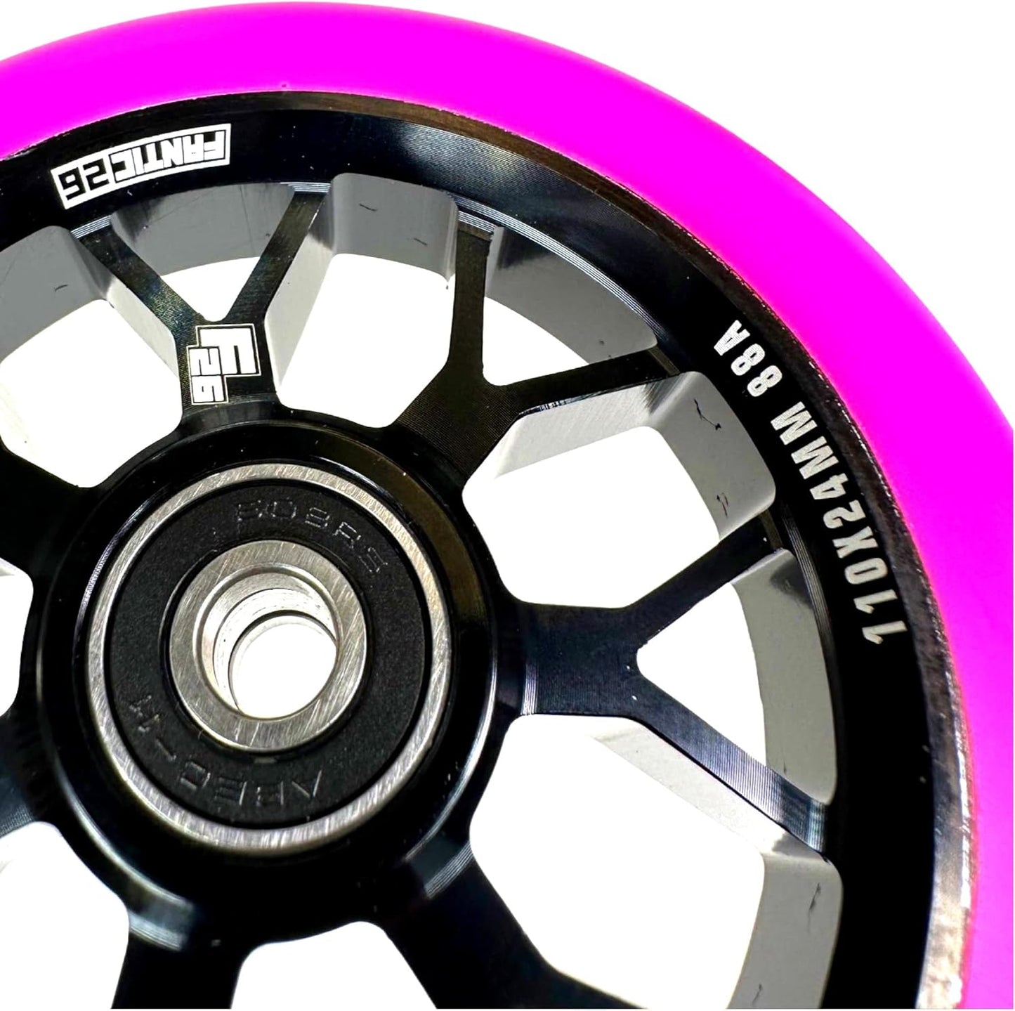 Spy7 Stunt Scooter Rolle, Schwarz/Pu Pink