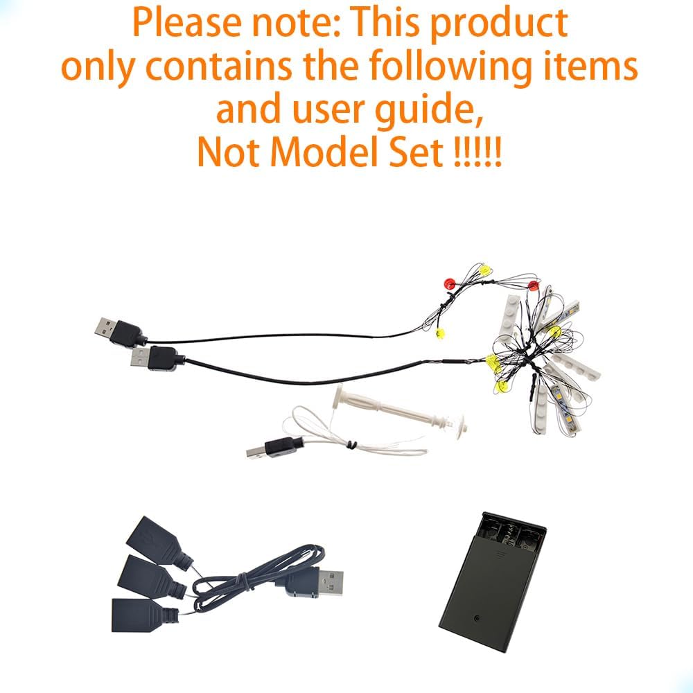 Lichtset für Creator Expert Eckgarage (Modell-Set Nicht enthalten), Standardausgabe