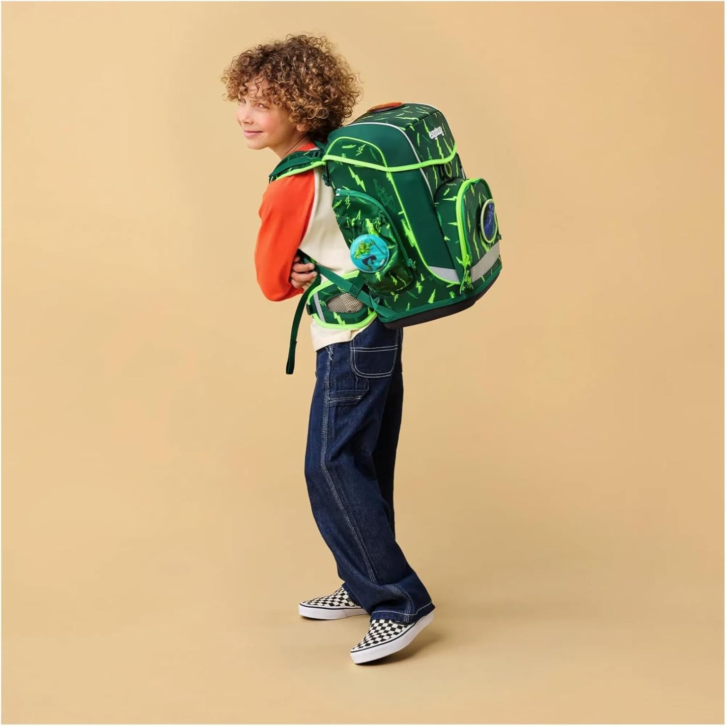 Cubo Light Schultaschen-Set, Einheitsgröße Bärtastisch - Grün