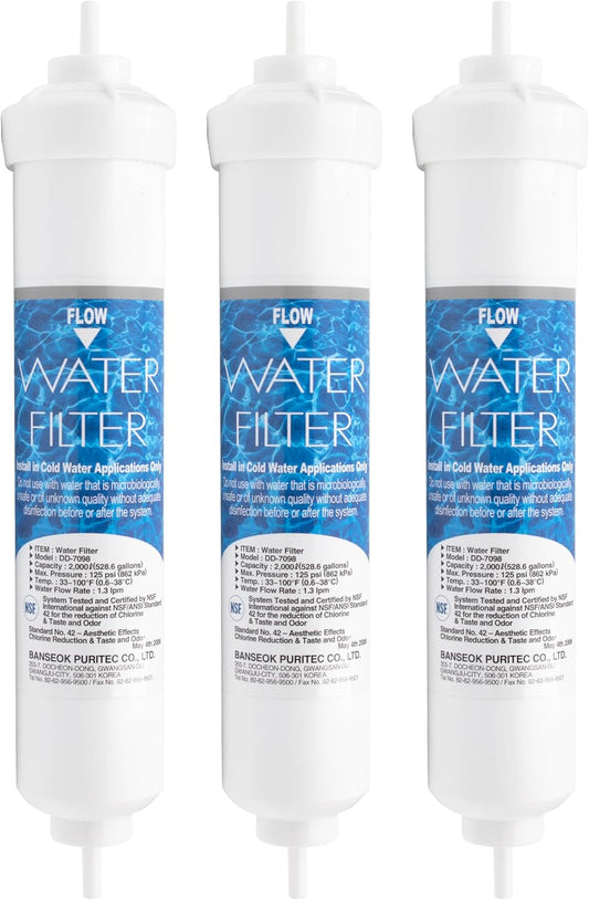 Externer Wasserfilter für Kühlschränke