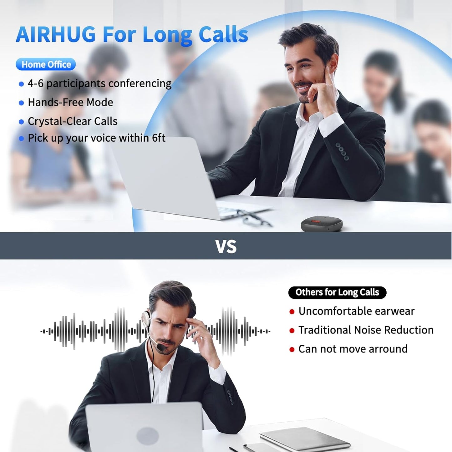 Bluetooth Konferenzlautsprecher mit Mikrofon