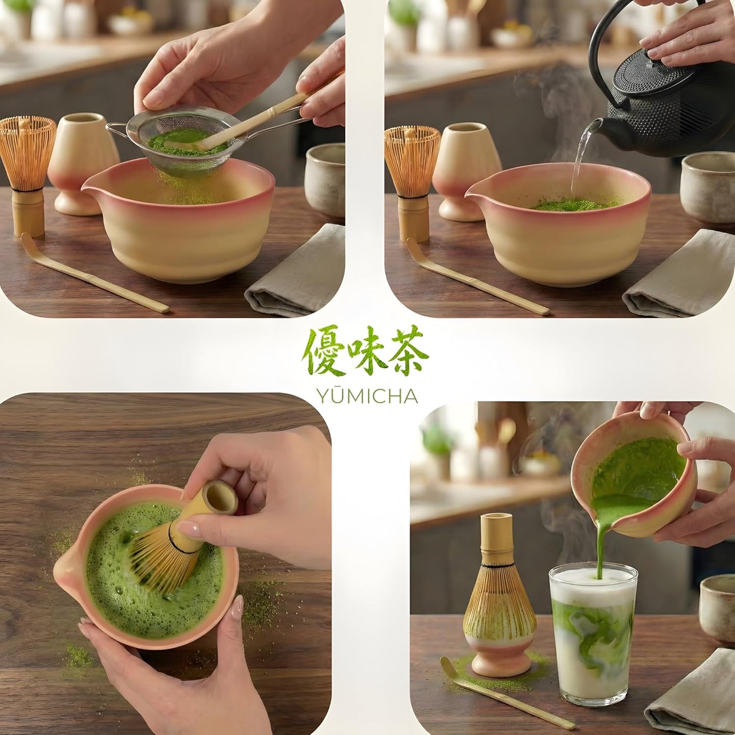 Matcha Tee Set, Blaue Tasche 7