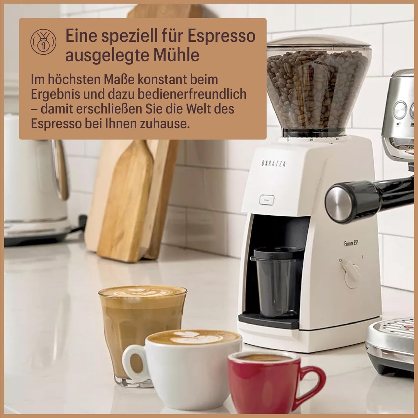 Automatische Mühle Encore ESP, Schwarz