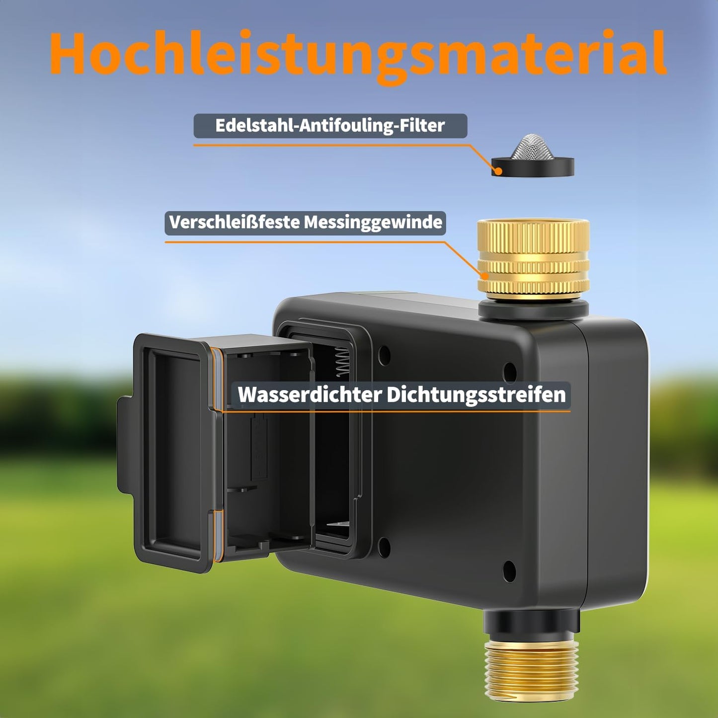 WLAN-Bewässerungscomputer mit App-Steuerung