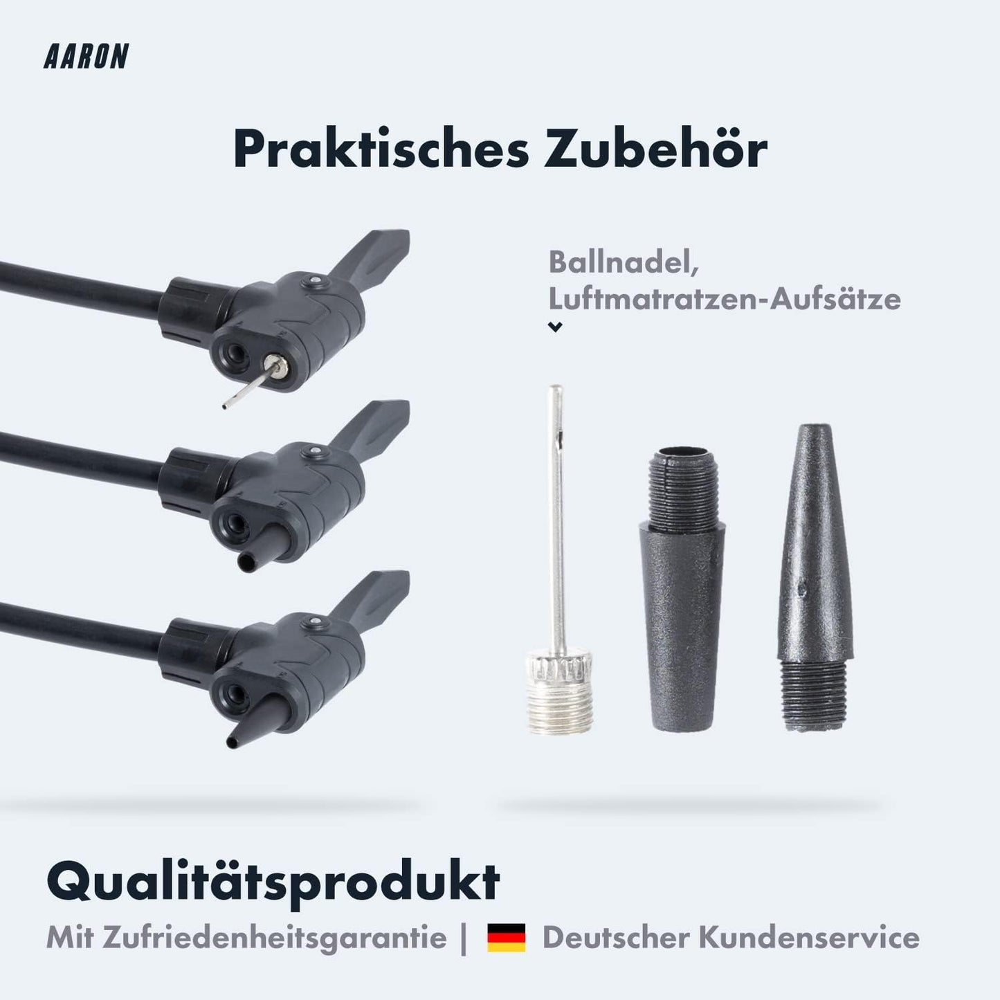 Hochdruck Fahrrad-Standpumpe mit Manometer, ohne Flickzeug