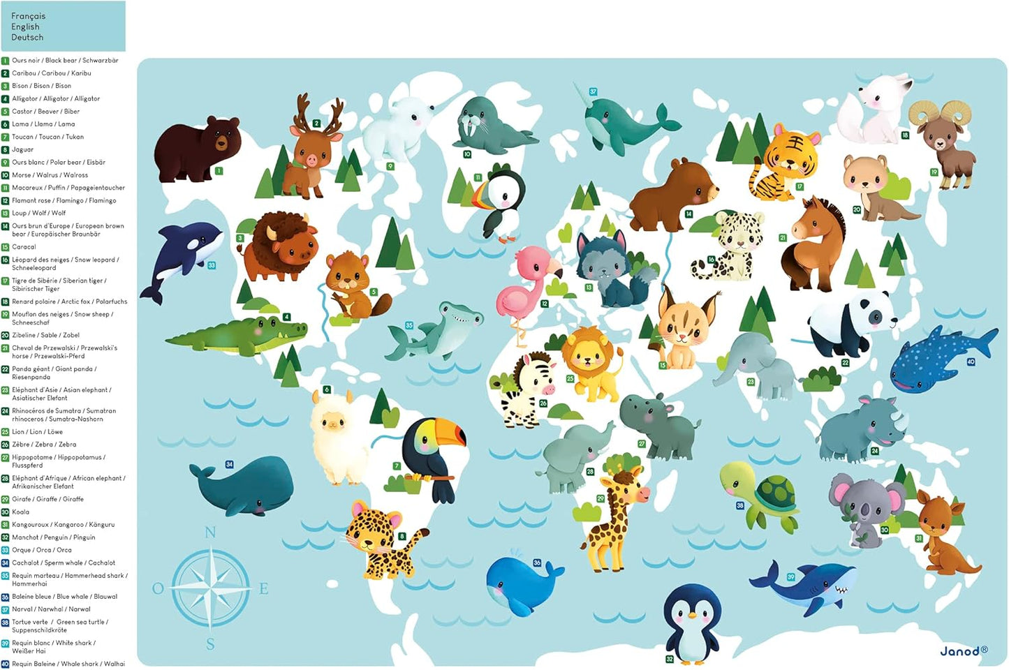 Mein Magnetisches Puzzle Tierbabys, Ab 24 Monate Tierbabys