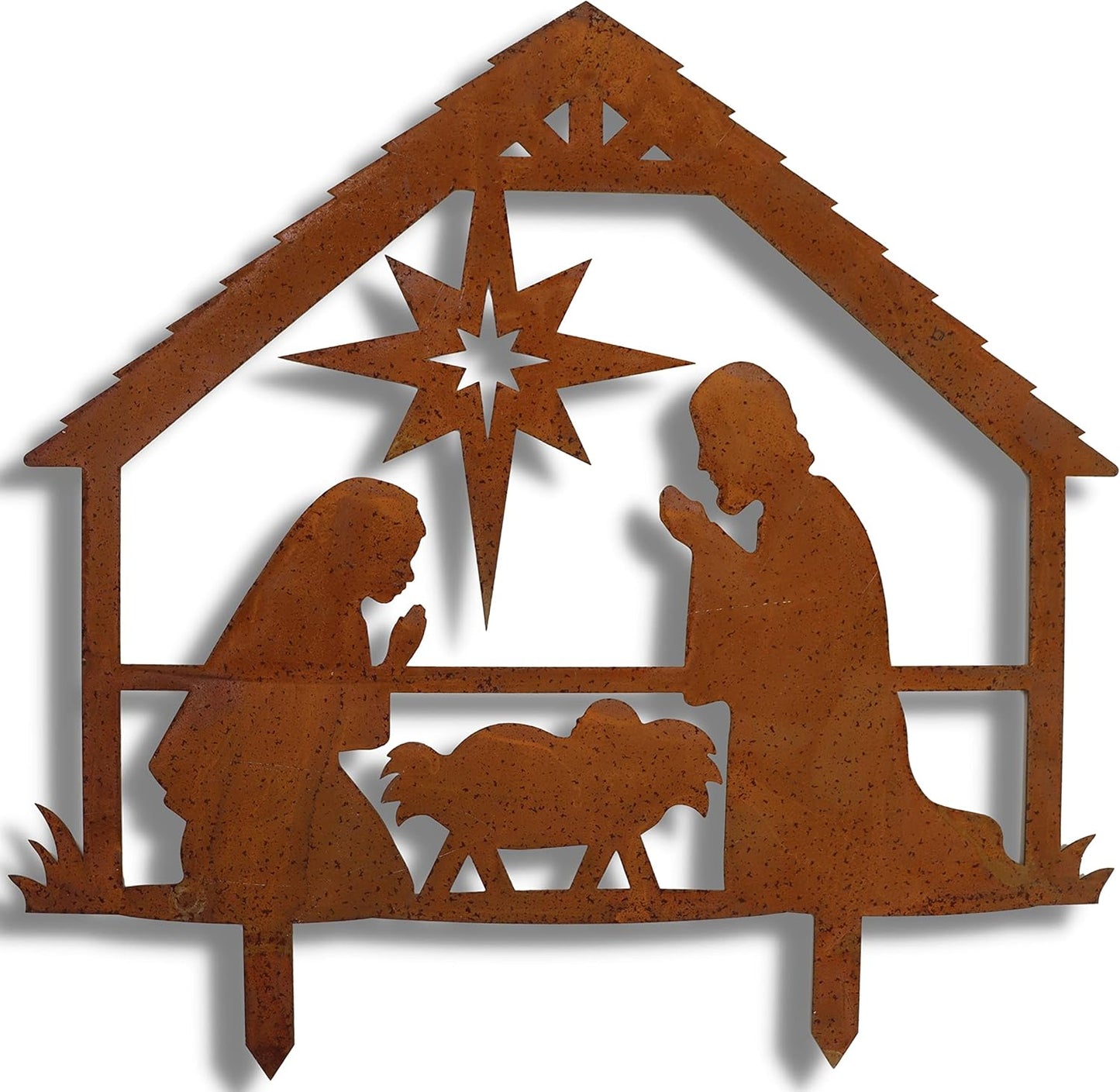 Weihnachtskrippe zum Stecken, zum Stecken