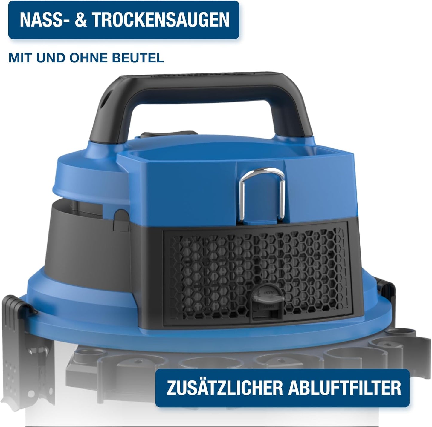 Nass- und Trockensauger, 1600W, 20 Liter