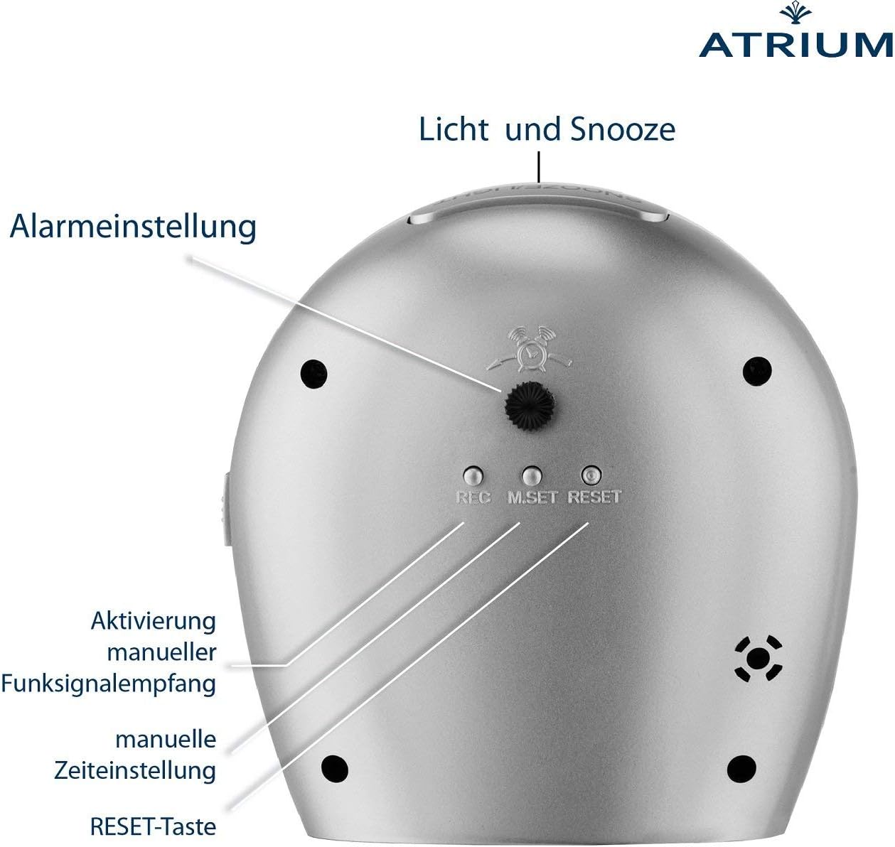 Funkwecker A620-19 ohne Ticken