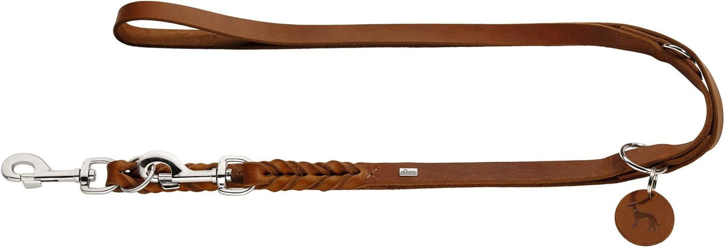 Solid Education Hundeführleine, 1.8 x 250 cm, cognac