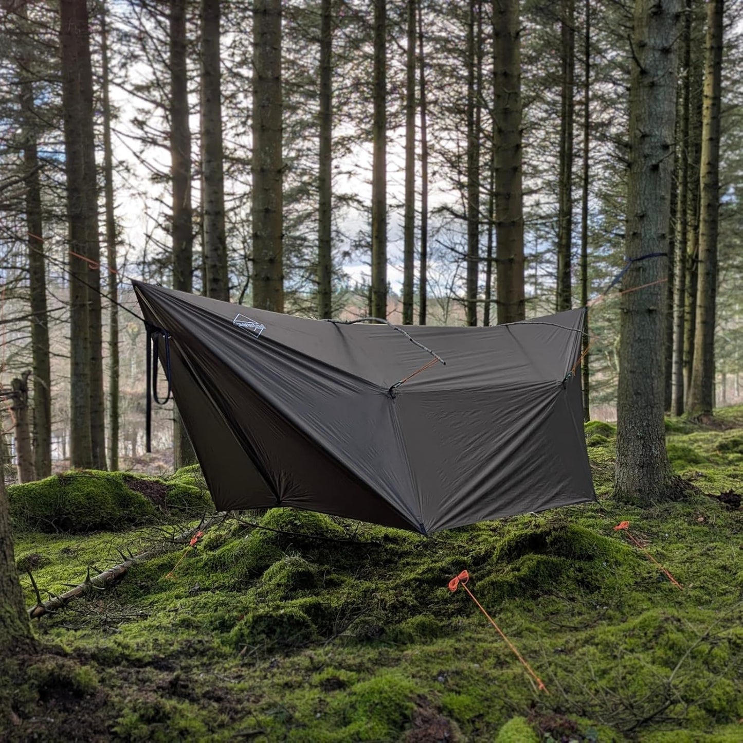 Hängemattenplane mit Türen, Od Green 3,6x3m