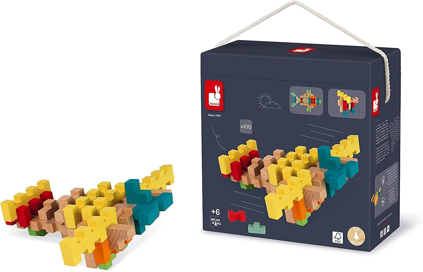 100-teiliges Konstruktionsset, 100 Teile
