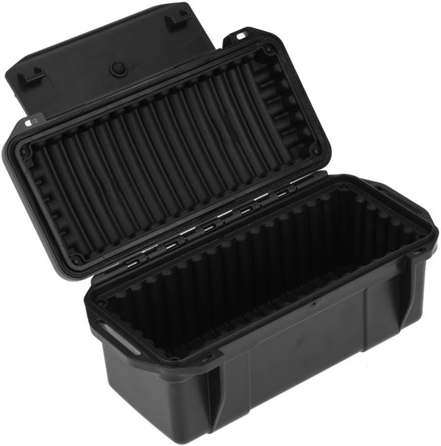 Stossfester Outdoor-Survival-Aufbewahrungskoffer, Schwarz