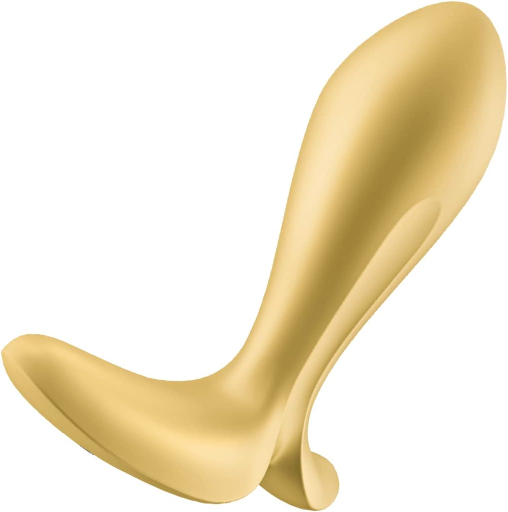 App-gesteuerter Analvibrator Intensity Plug, Gold Einheitsgrosse