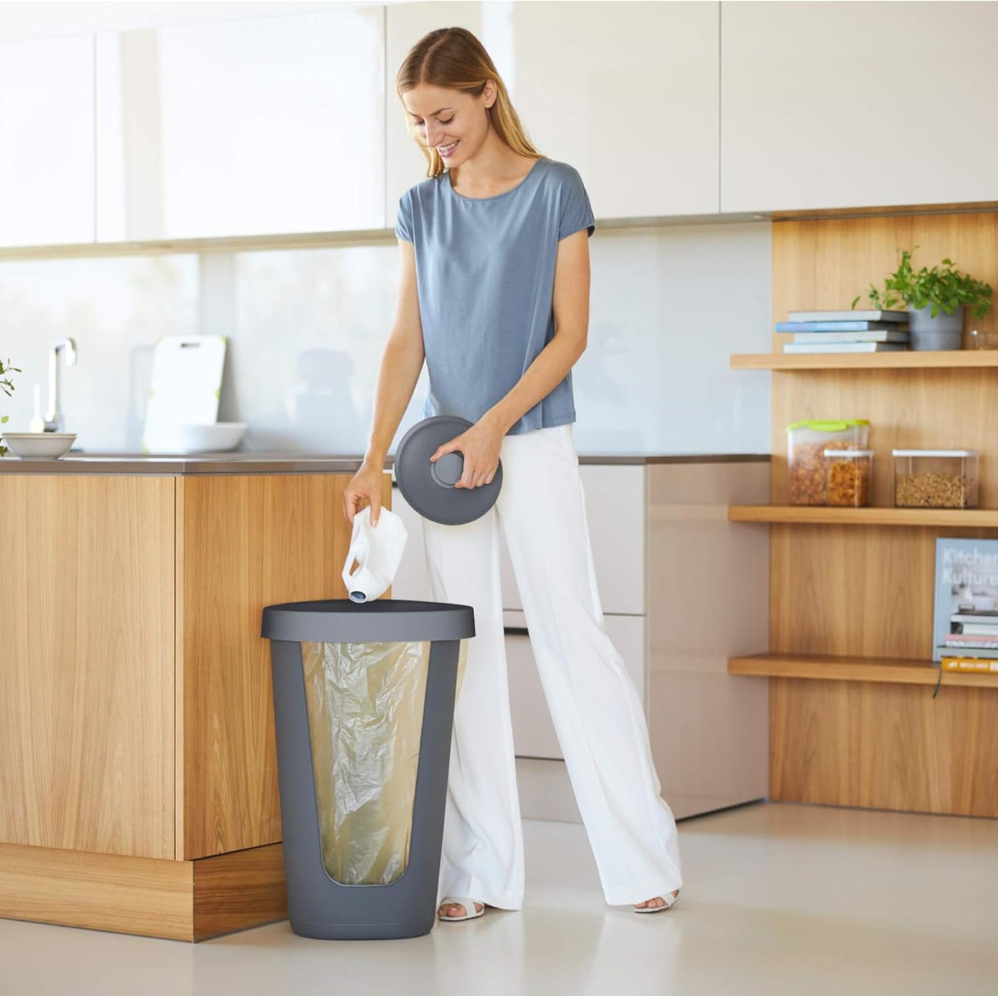 FABU Müllsackständer, 1 x Müllsackständer Anthrazit
