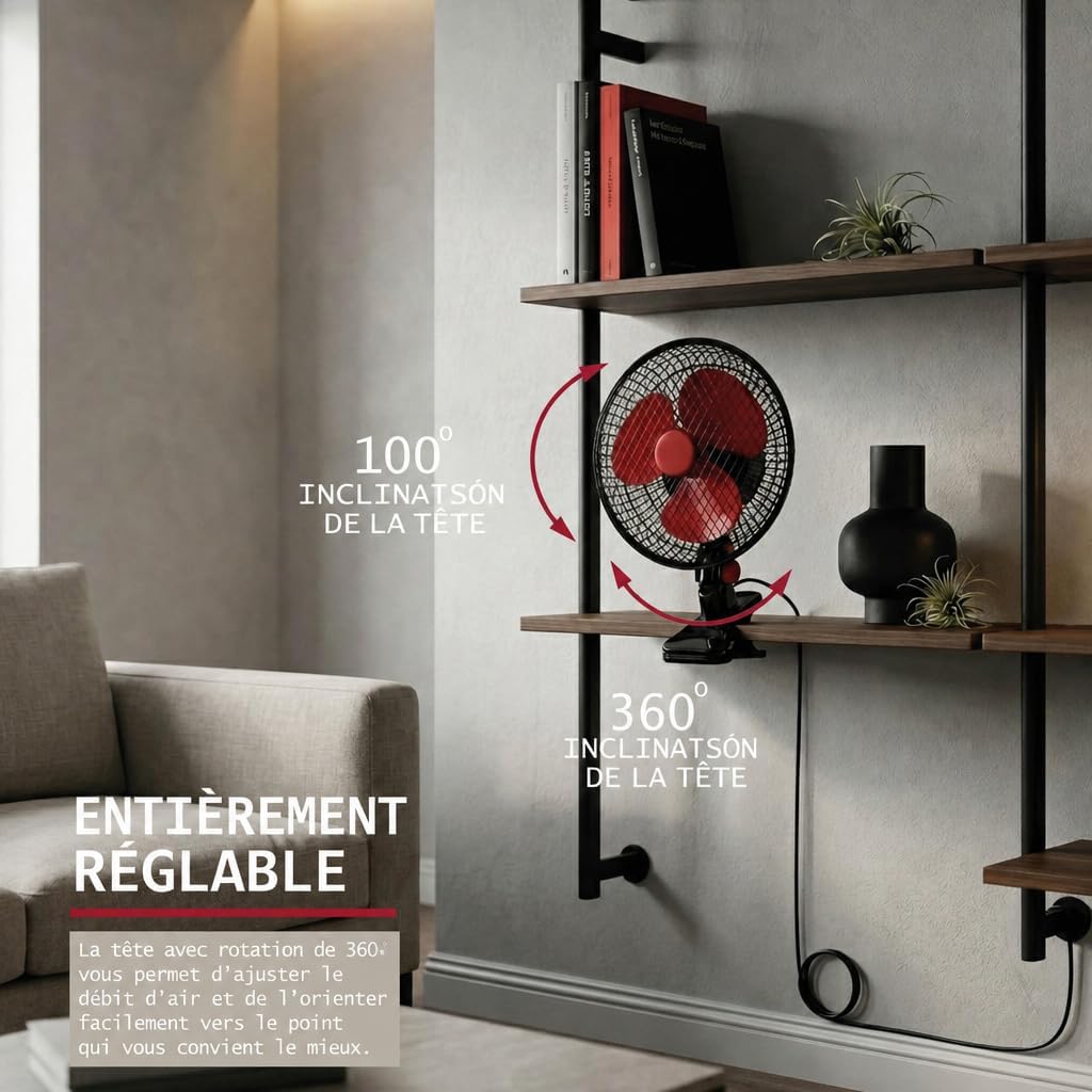 Oszillierender Tischventilator