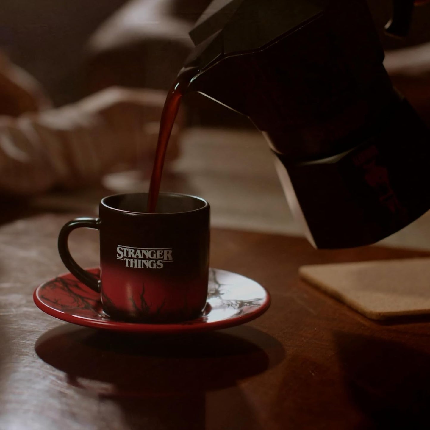 Espressokanne Stranger Things, Moka 3 Tassen