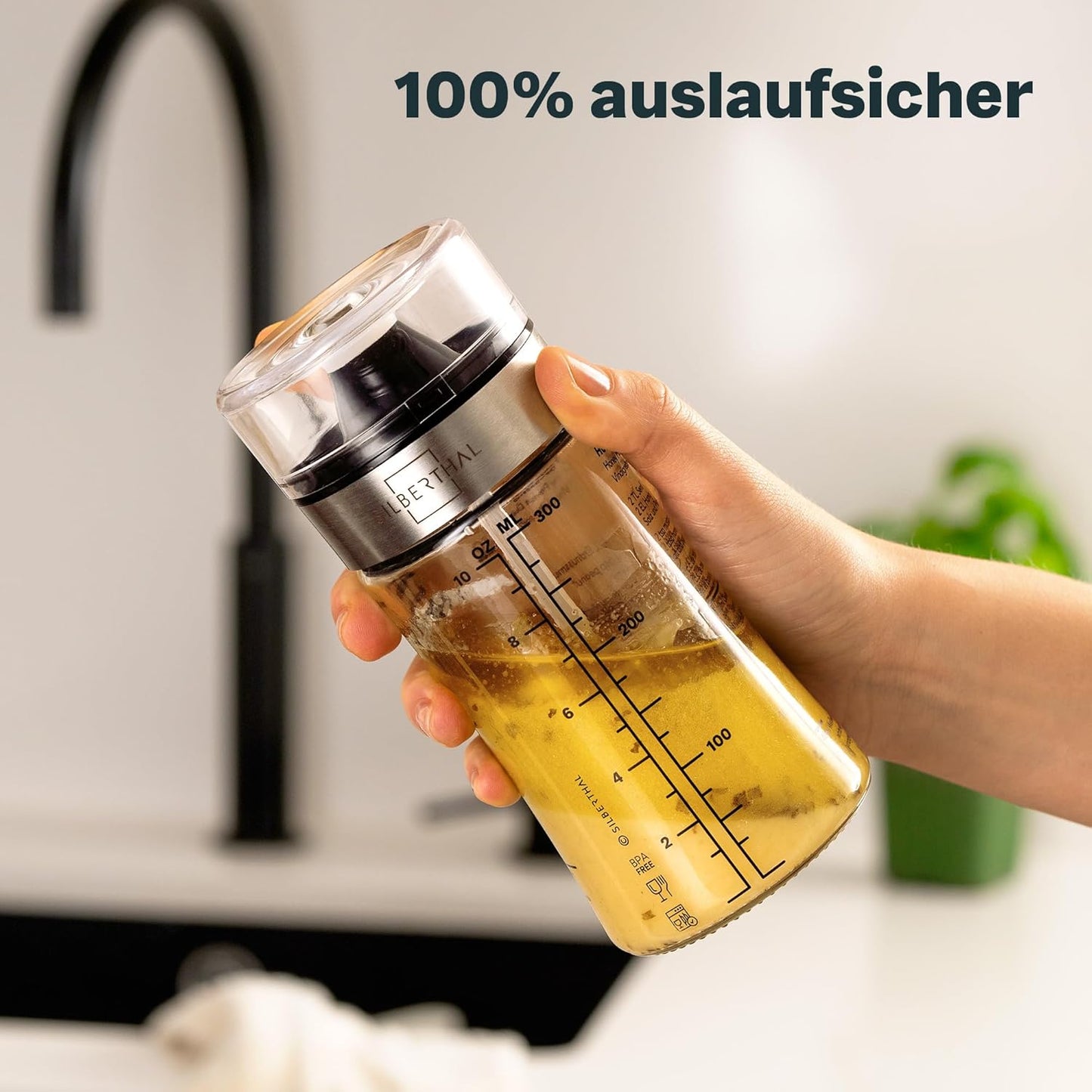 2-teiliges Dressingshaker Set, Dressingshaker 2x300 ml