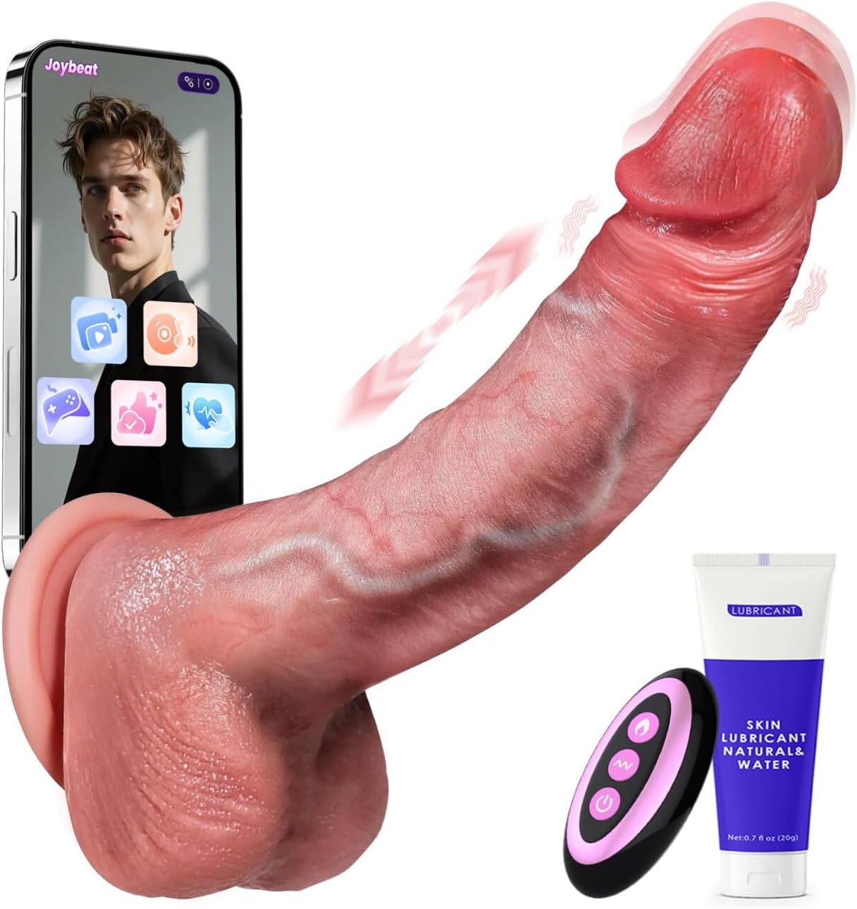 Intelligenter Vibrator mit Stoss- und Heizfunktion, 1