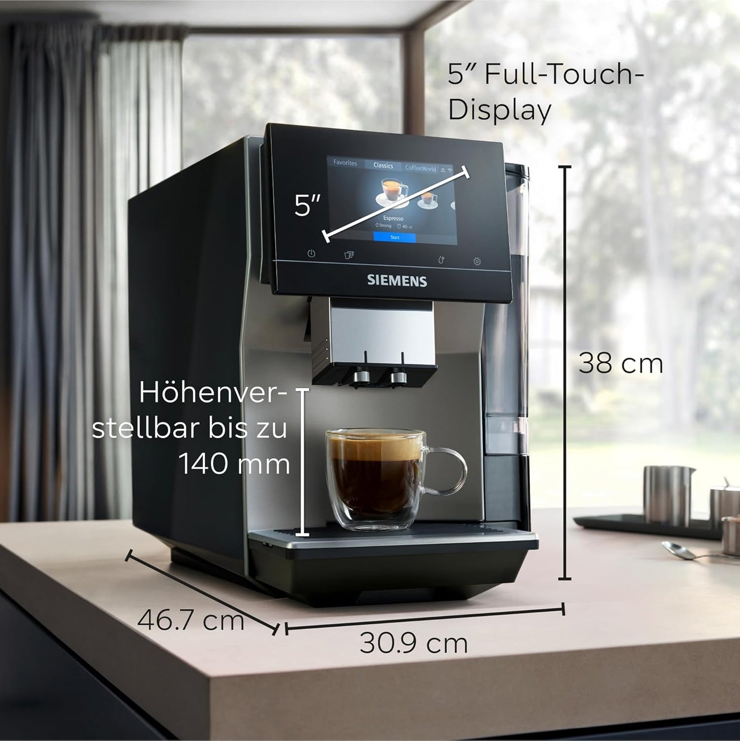EQ700 Classic Kaffeevollautomat, Grau