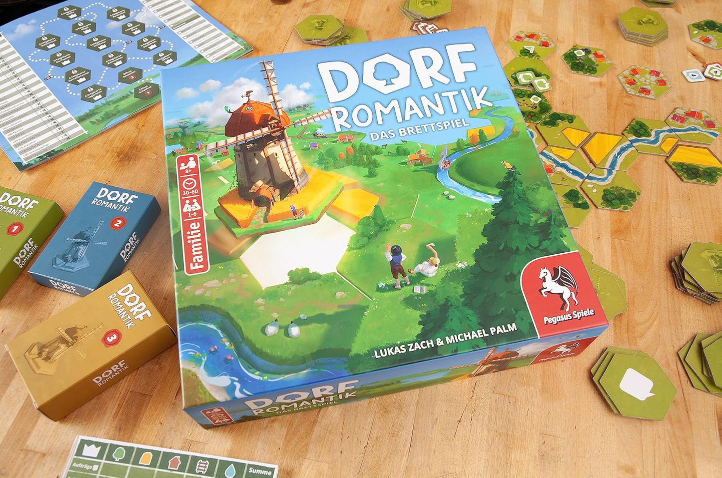 Dorfromantik Brettspiel, Pegasus Spiele 51240G Single