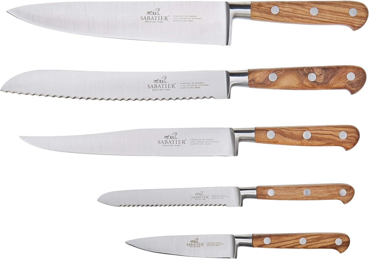 5-teiliges Messerblock-Set
