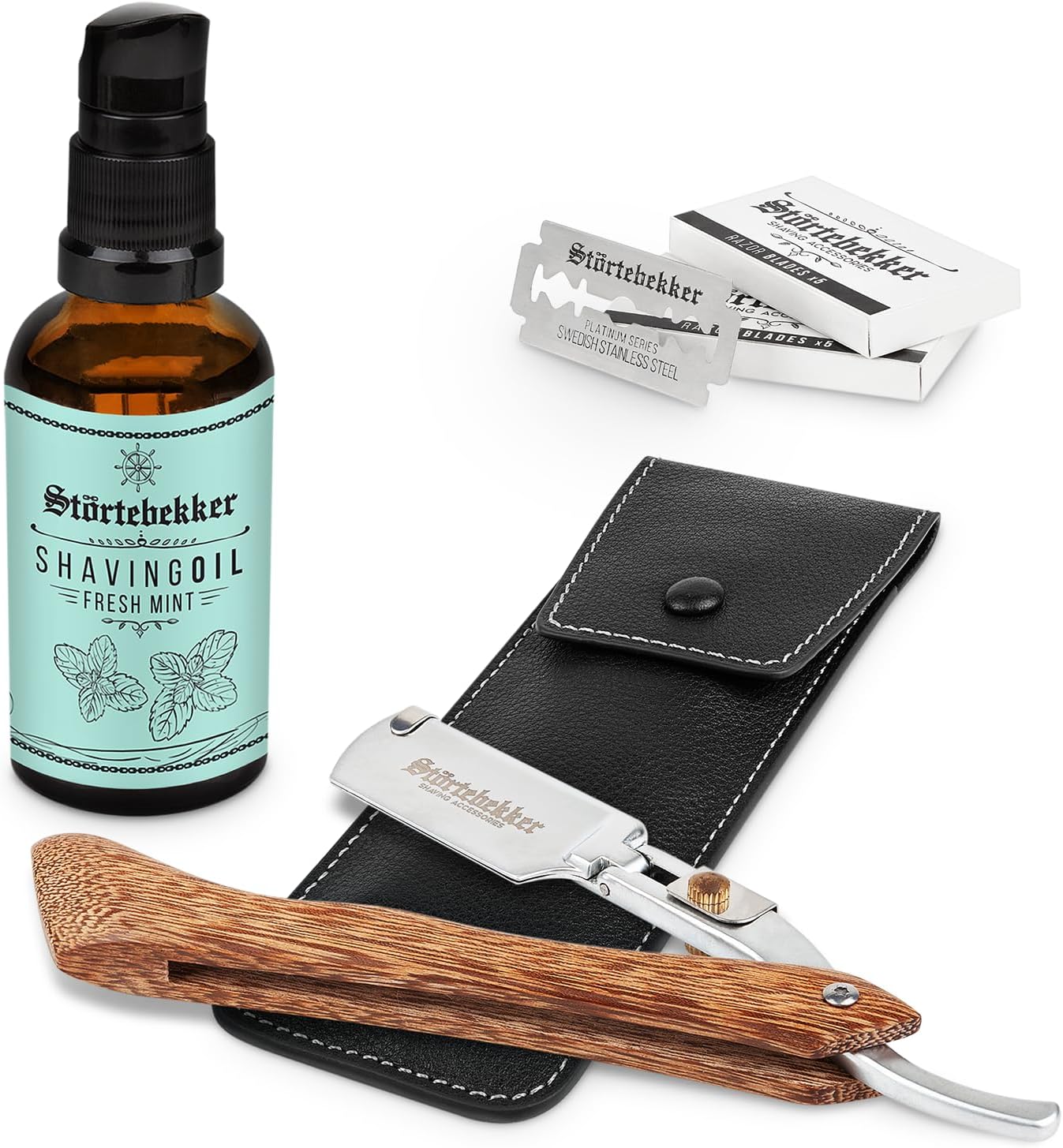 Konturen Set, Holz - Schwarz