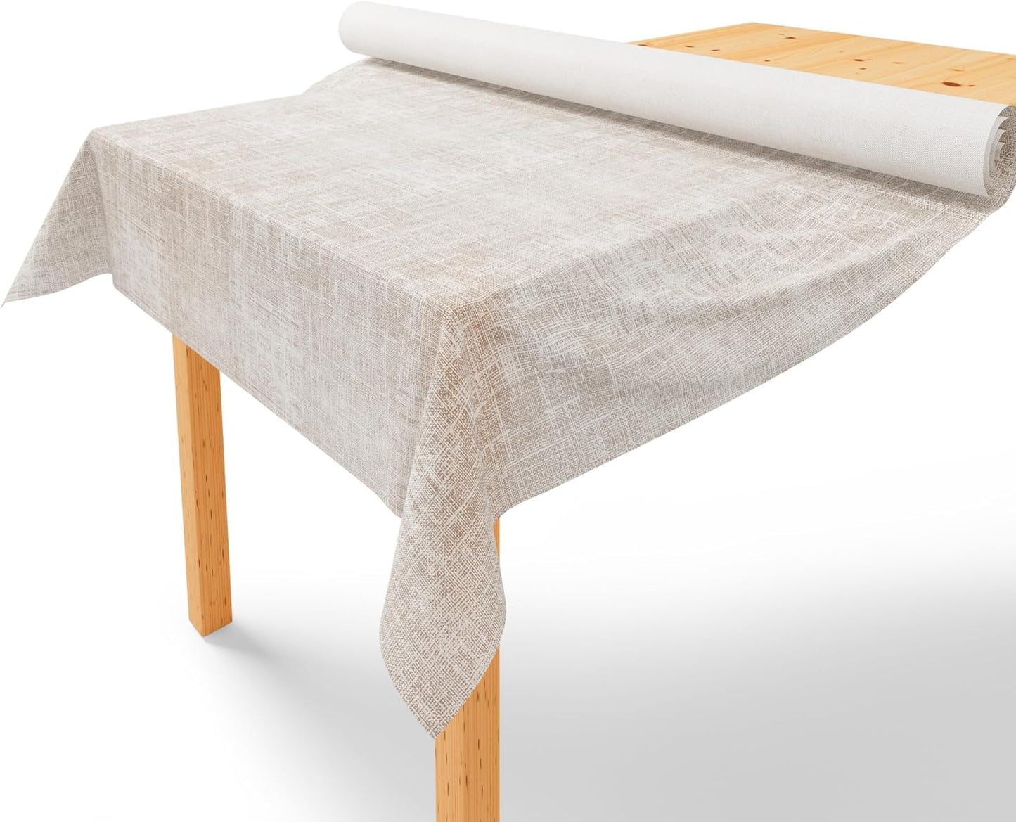 Tischdeckenrolle Mélange, abwaschbar, 1,10 x 25 m Mélange Taupe
