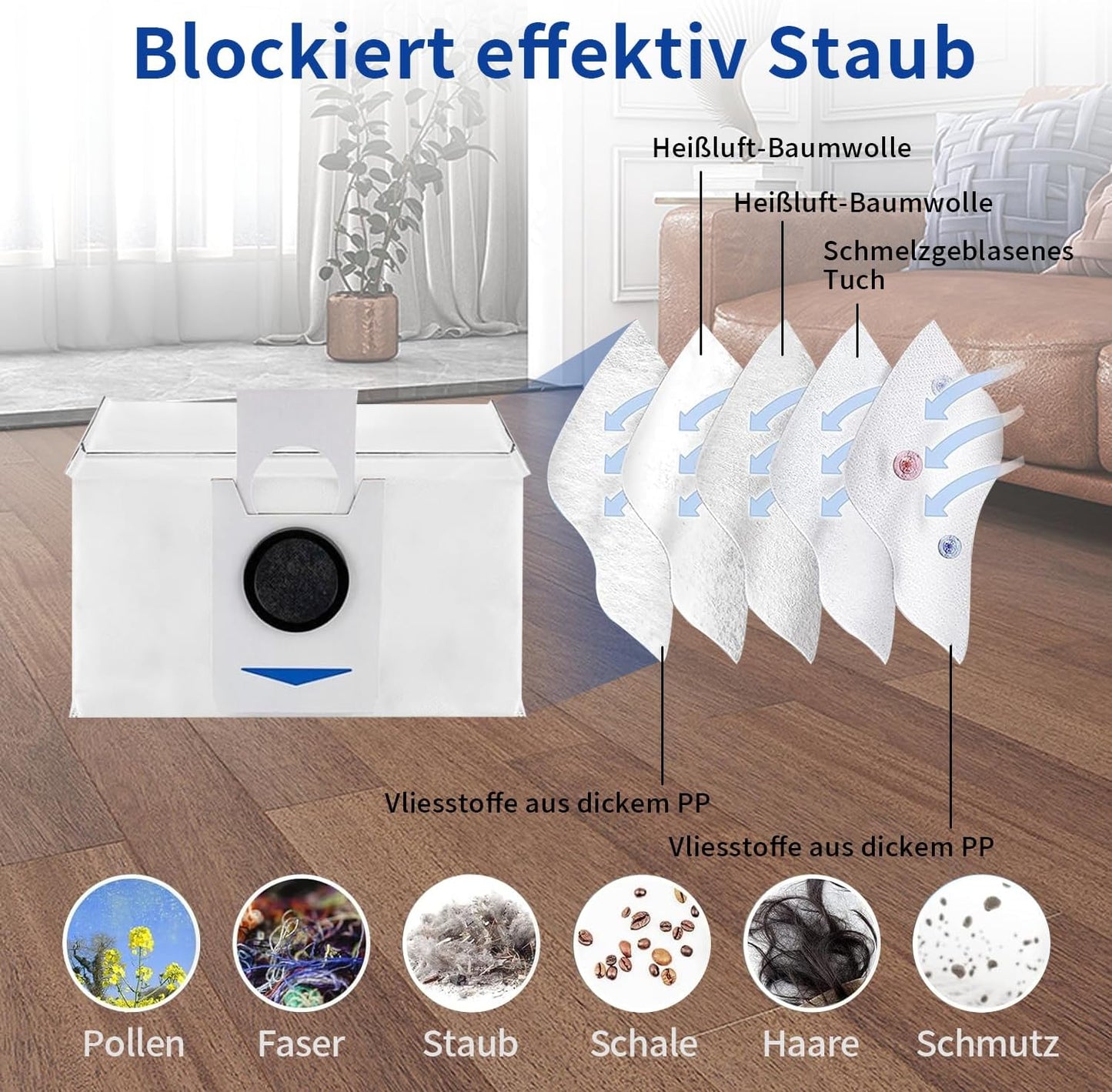 19-teiliges Zubehörset für Ecovacs Deebot