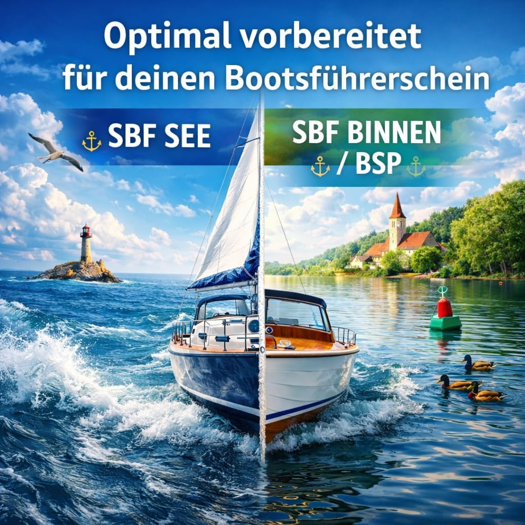 Knotenset für Sportbootführerschein mit Videoanleitung