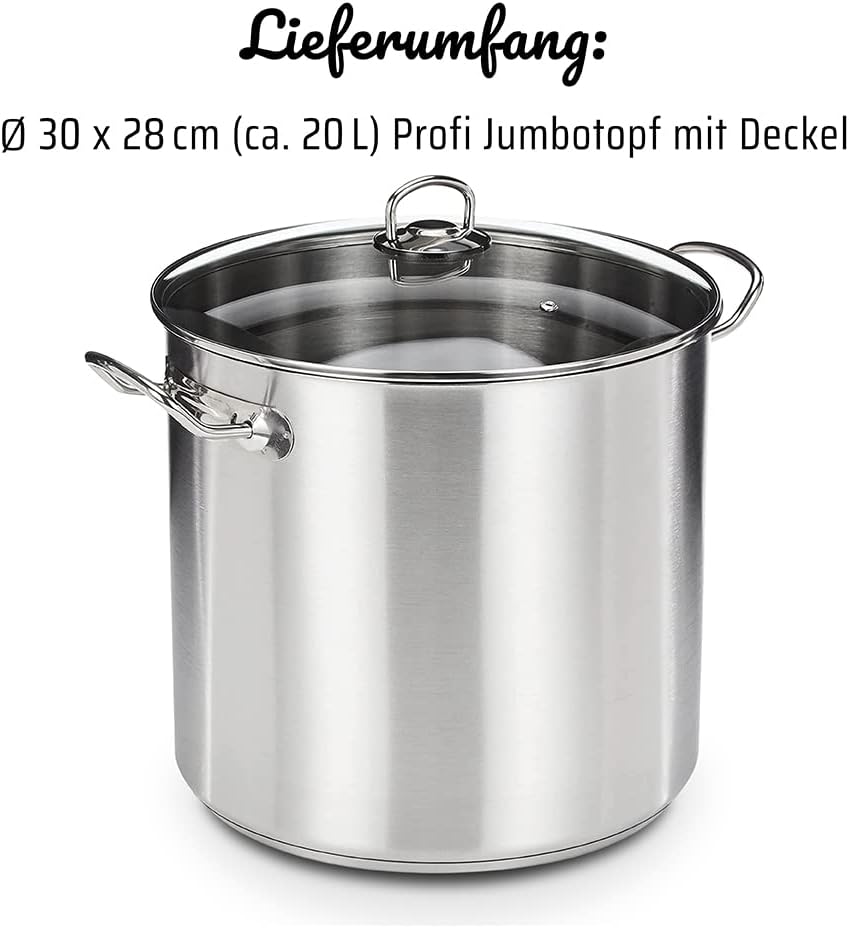 Profi-Topf mit Glasdeckel