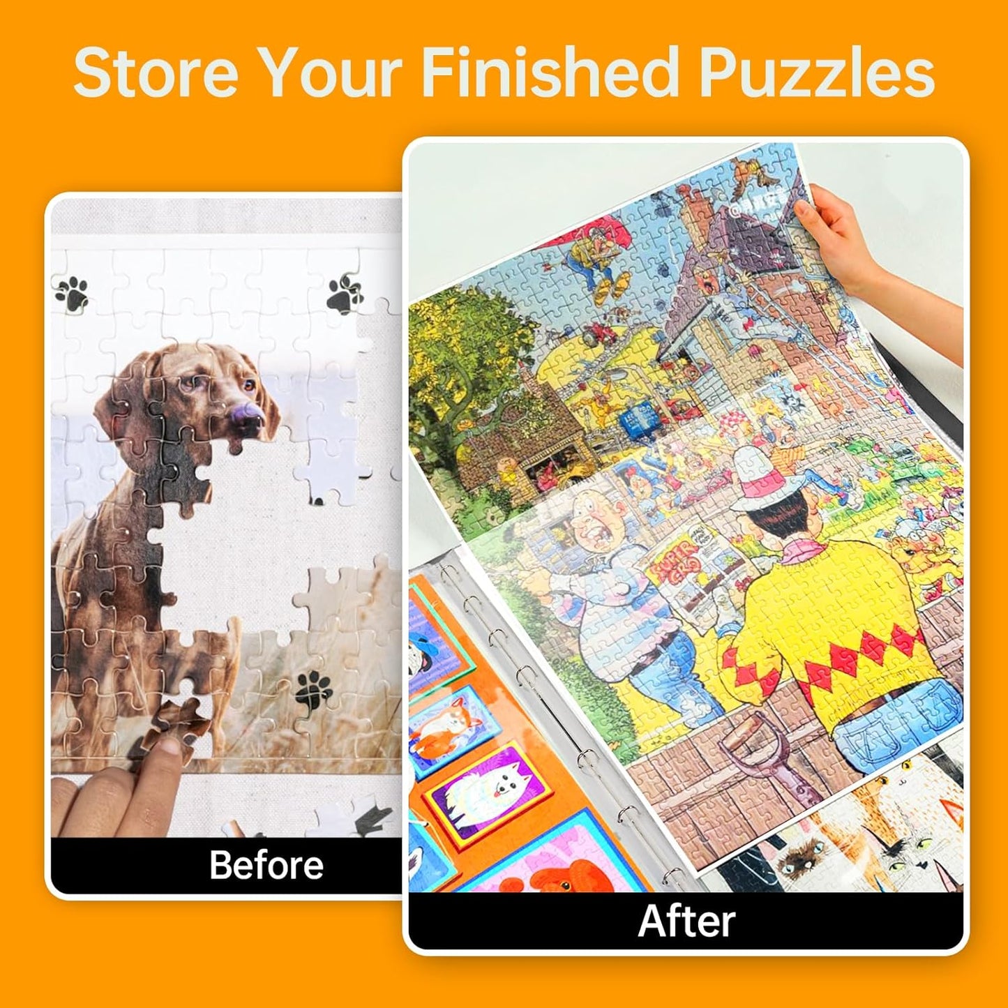 Aufbewahrungsmappe für Puzzles