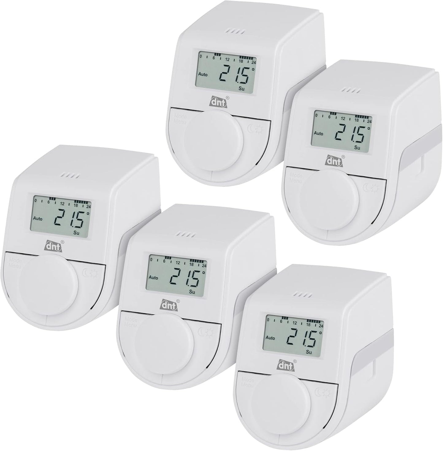 Heizkörperthermostat-Set ThermoTune (5 Stück), 5er-Set