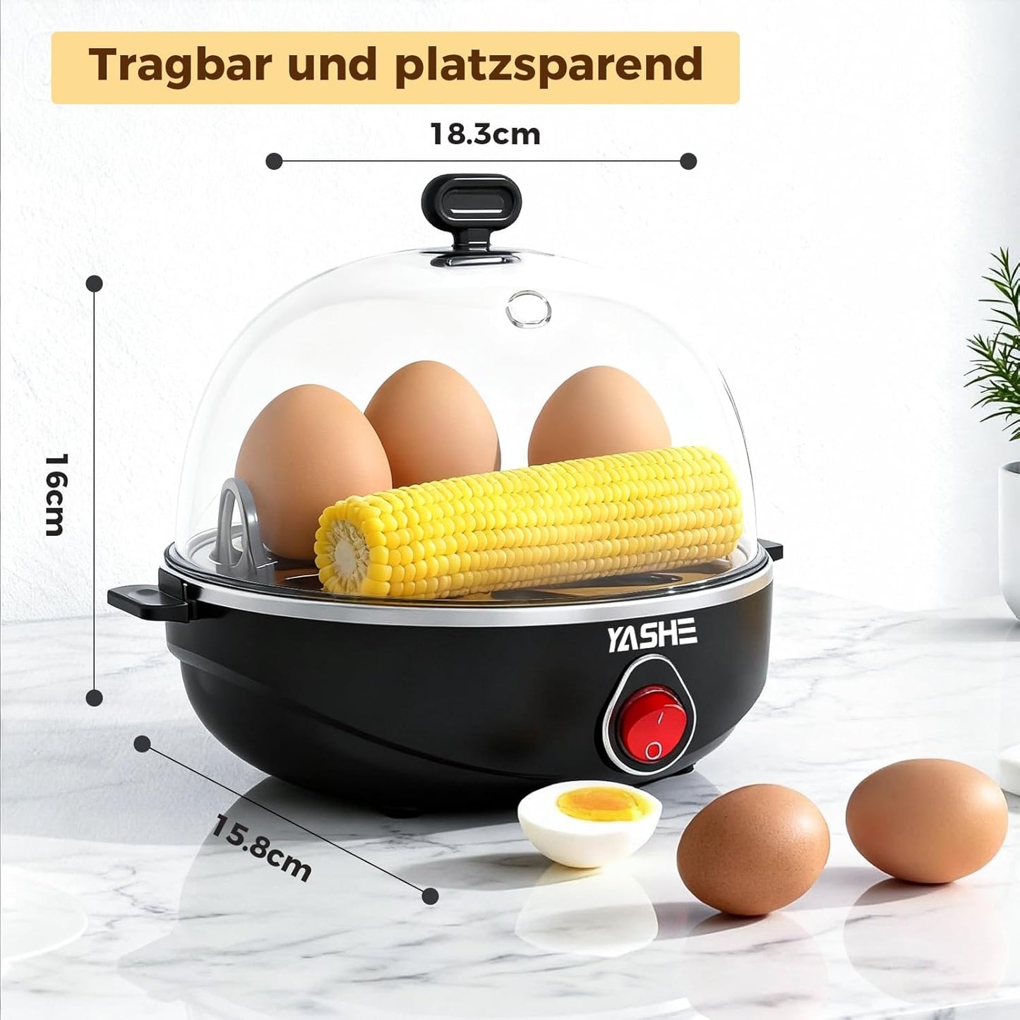 Eierkocher für 7 Eier