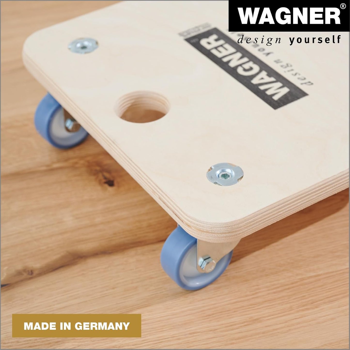 Transportroller, (L) 29 x (B) 29 x (H) 8,5 cm ultrasofte Rollen