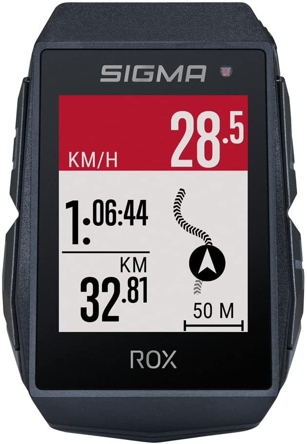 Fahrradcomputer ROX 11.1 EVO HR mit GPS & Herzfrequenzmessung, Einheitsgrösse, Schwarz