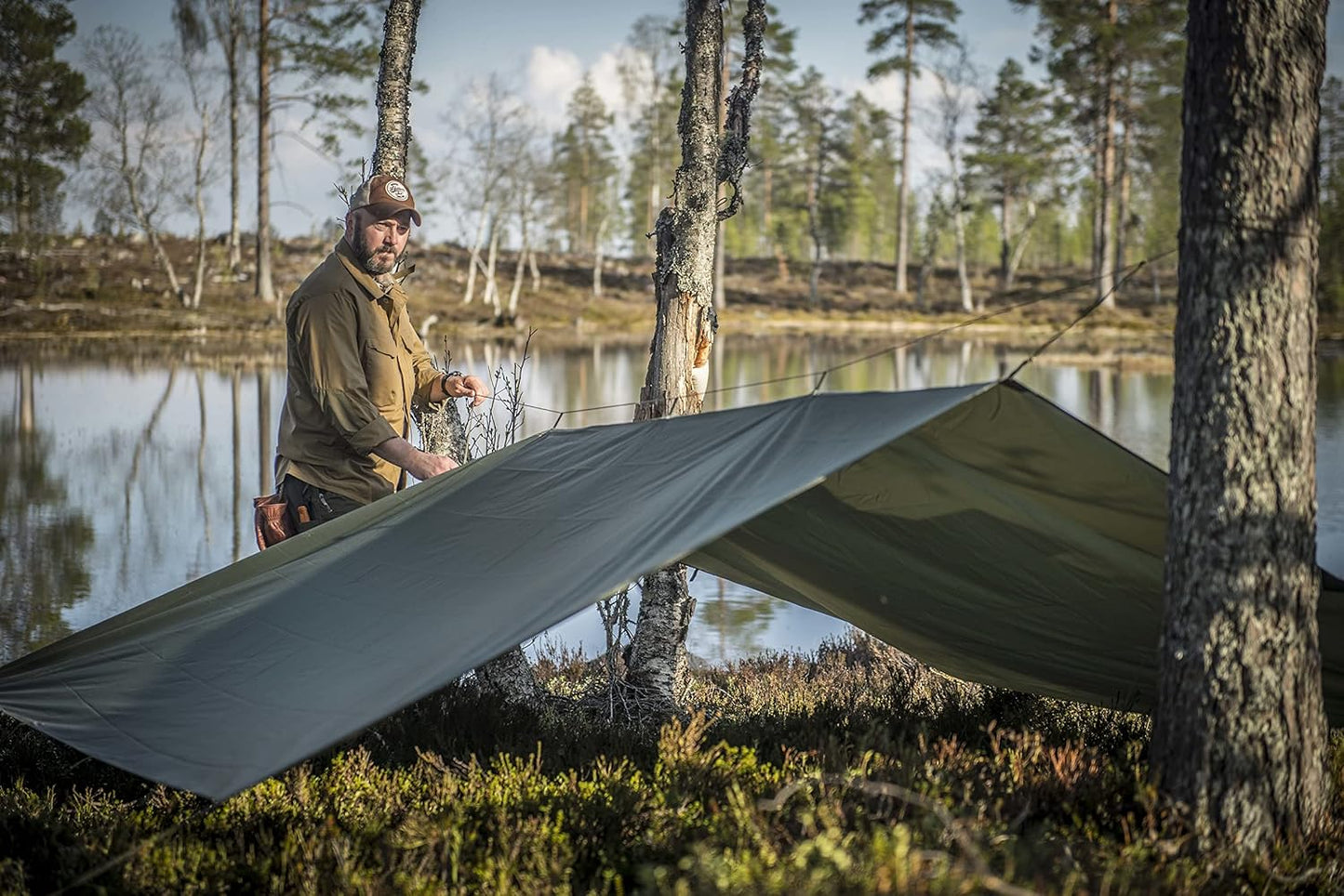 Wasserdichtes Tarp, Schwarz