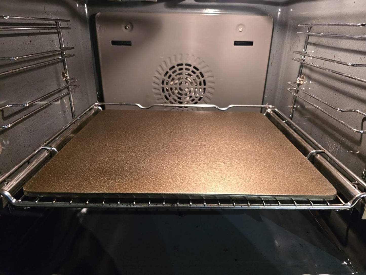 Pizzabackstahl für Ofen und Grill