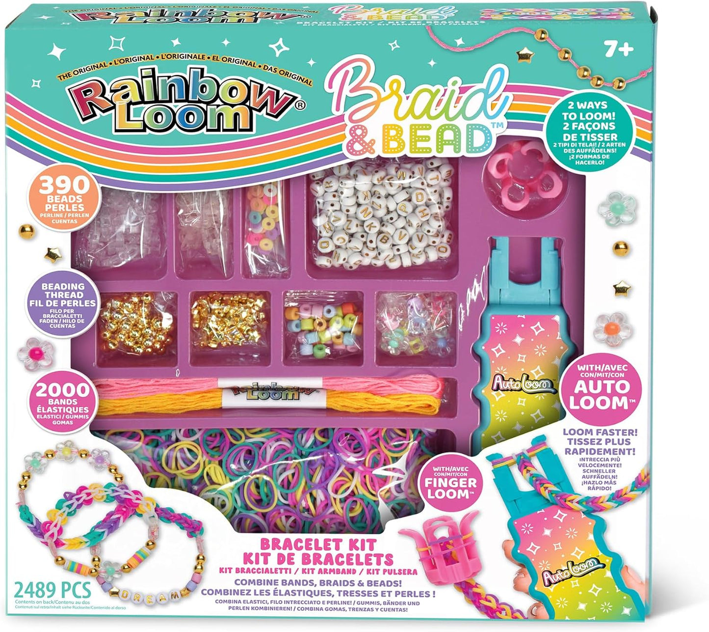Rainbow Loom Braid & Bead - Set