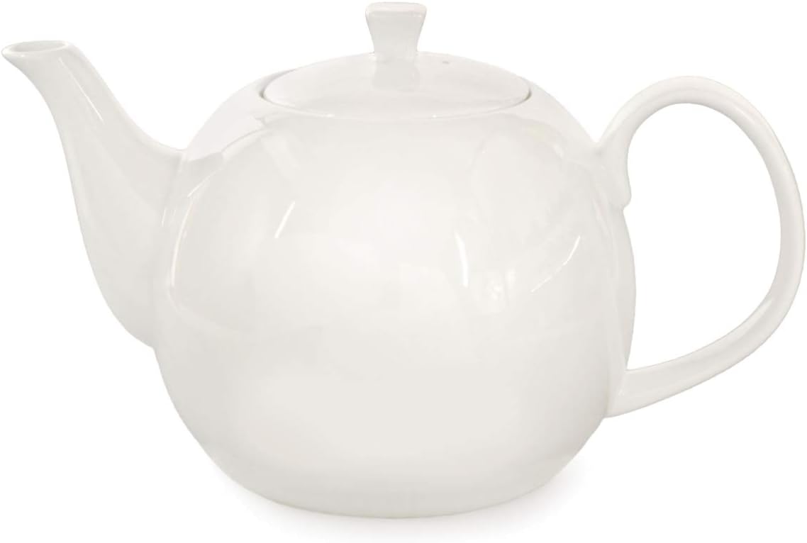 Porzellan-Teekanne, 1500 ml Weiß