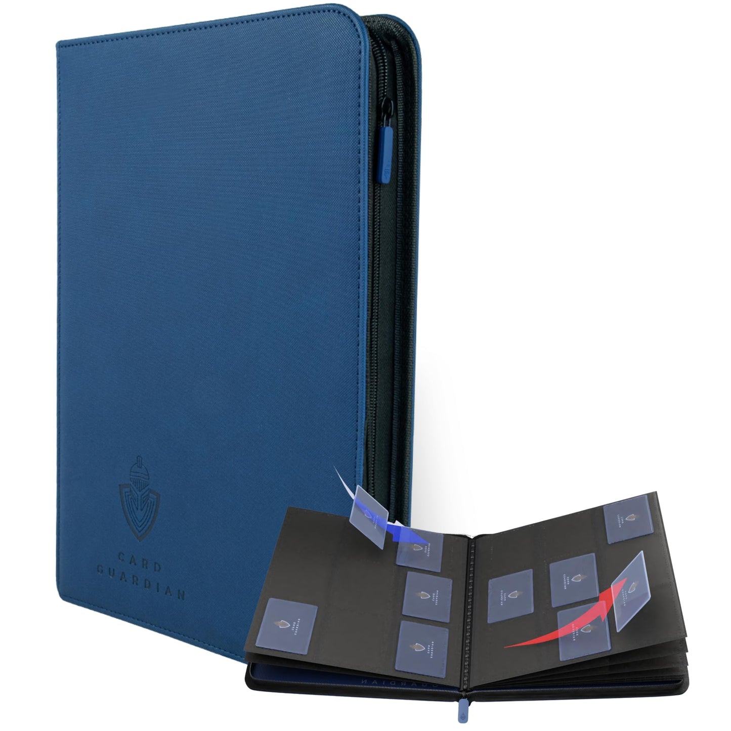 Sammelkarten-Album für 360 Karten, Blau