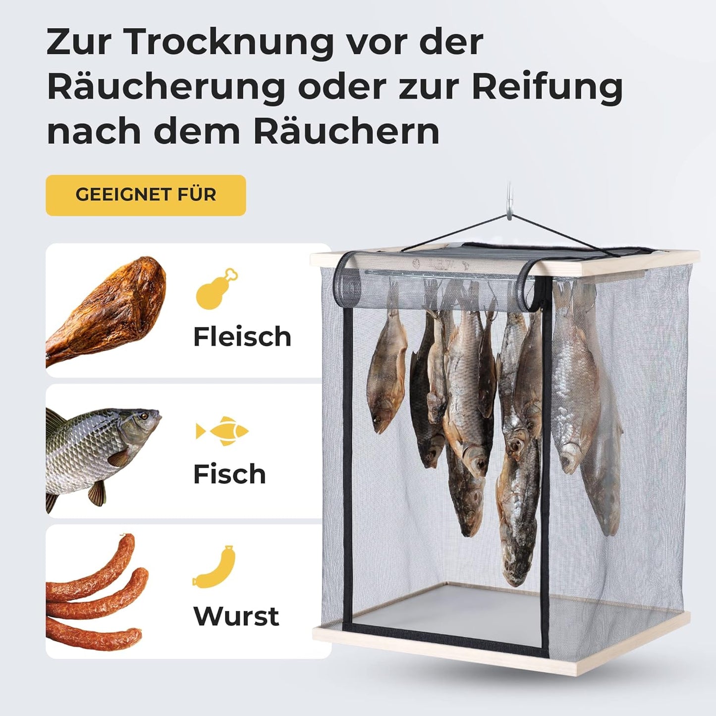 Hängender Reifeschrank, Modell 1/ 41 x 35 x 50 cm