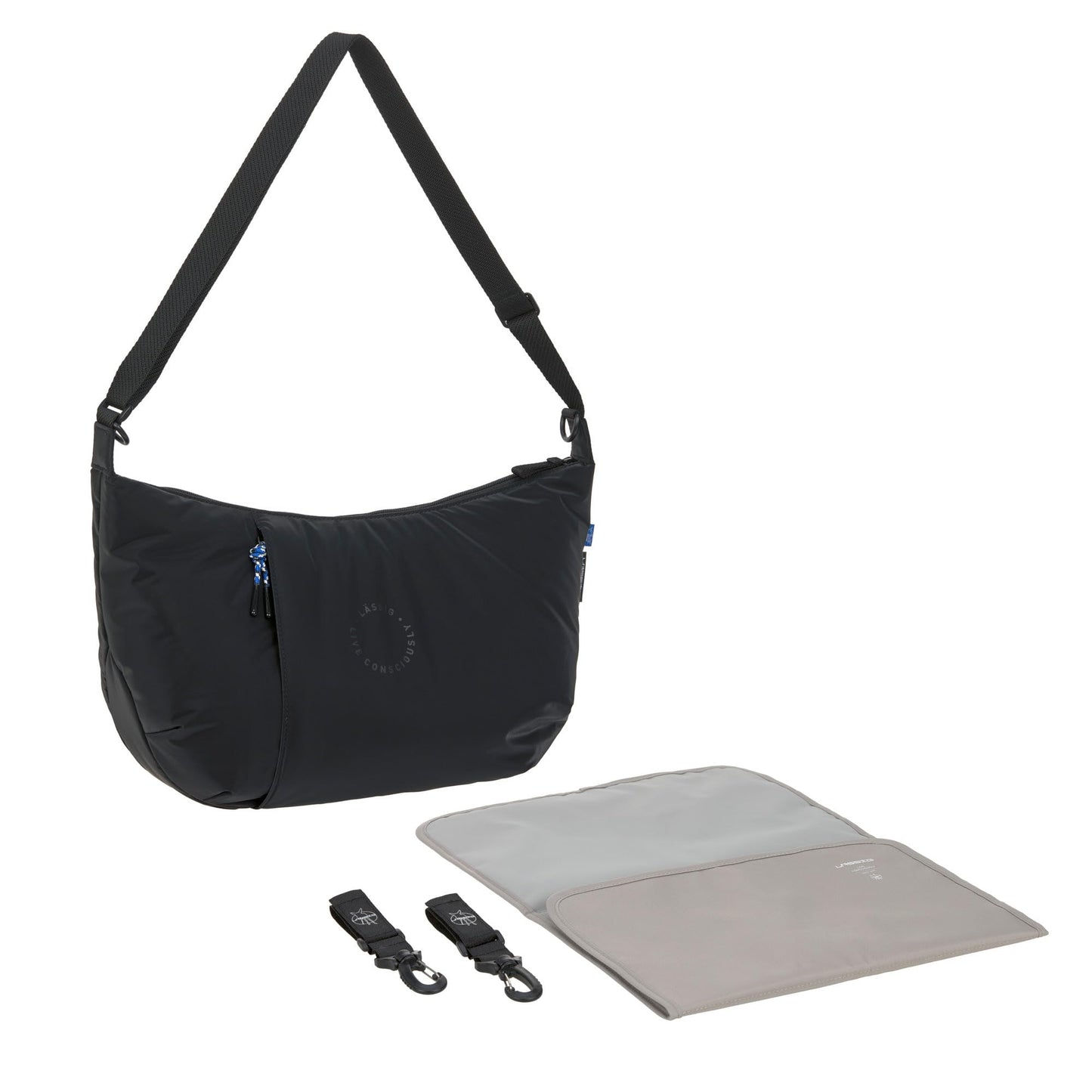 Wickeltasche Crossbody Lunua Bum Bag, Schwarz