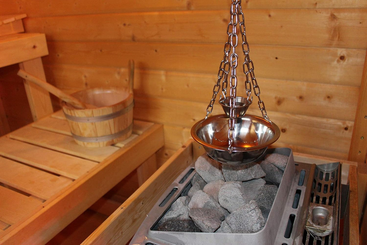 Edelstahl Verdampferschale für Sauna 20 cm, Inkl. Verdampferschale