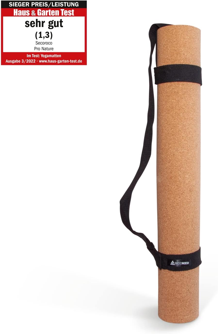 Yogamatte Pro aus Kork, Alignment